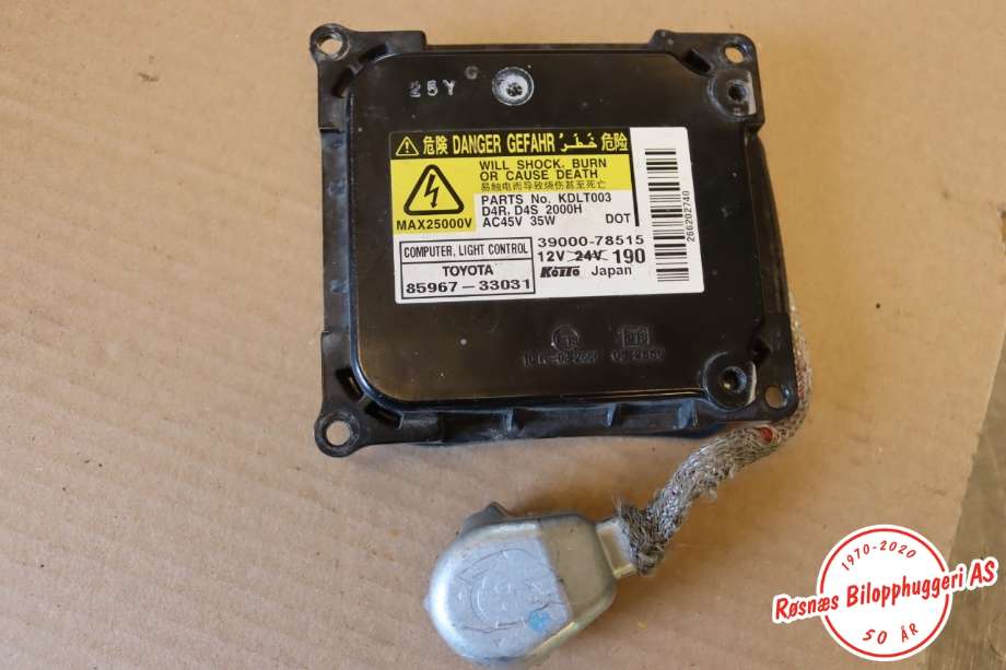 Styreenhet xenon/ballast til Toyota Corolla 2007-2013  (TOYOTA||85967-33031)