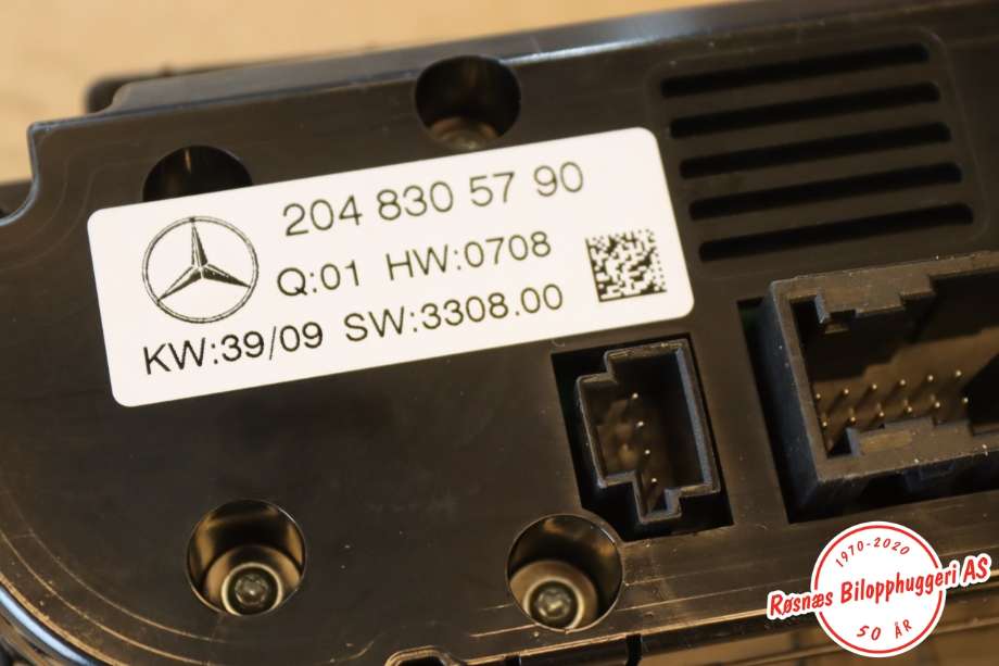 Varmeapparat betjening til Mercedes GLK 2008-2015 (X204) (X204) (MERCEDES||A2048305790)
