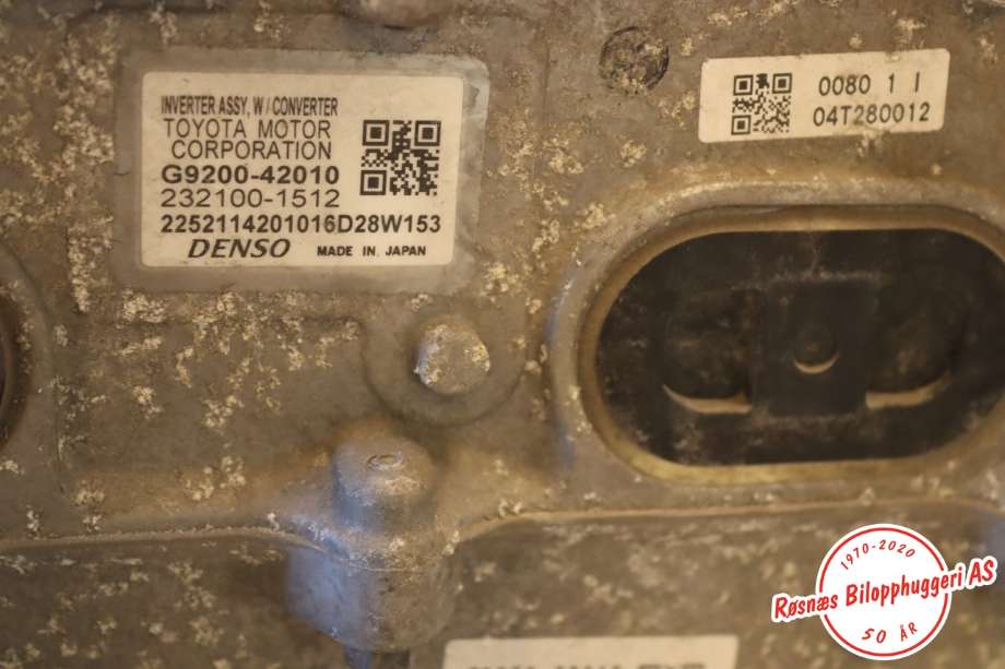 Inverter hybrid til Toyota RAV4 2016-2019 (Type IV, Fase 2)  (TOYOTA||G92A042040)