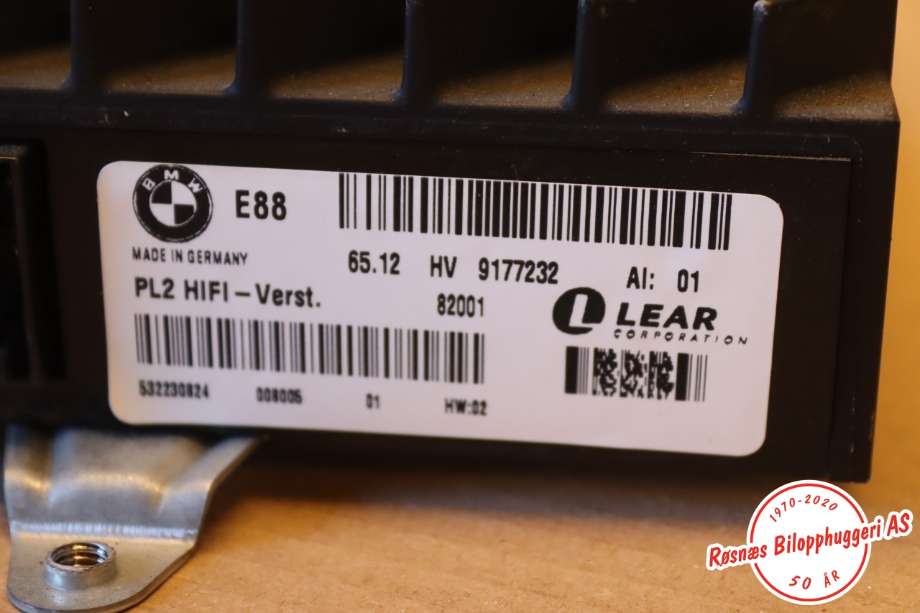 Bilstereo forsterker til BMW 1-Serie 2004-2011 (E81/E82/E87/E88) (E81/E82/E87/E88) (BMW||9177232)