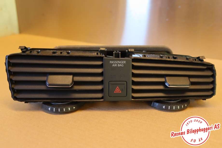 Dashbord friskluftdyse til VW e-Golf 2017-2020 (Fase 2) (VOLKSWAGEN|5G1 819 728 AH|)