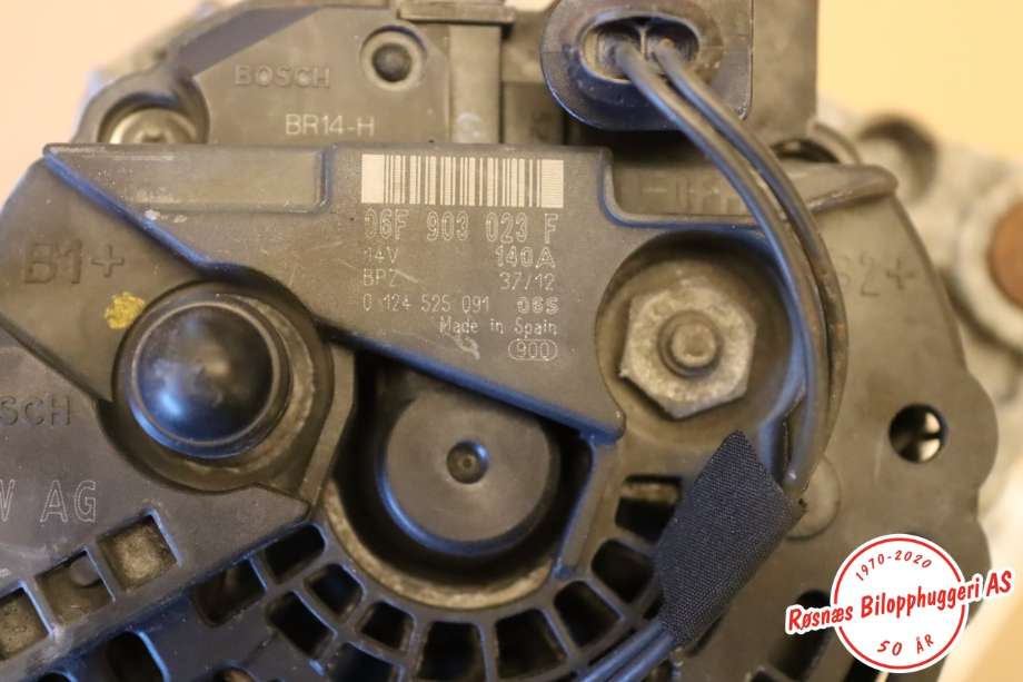 Dynamo til Škoda Octavia 2009-2013 (Type II, Fase 2)  (SKODA|06f 903 023 f|)