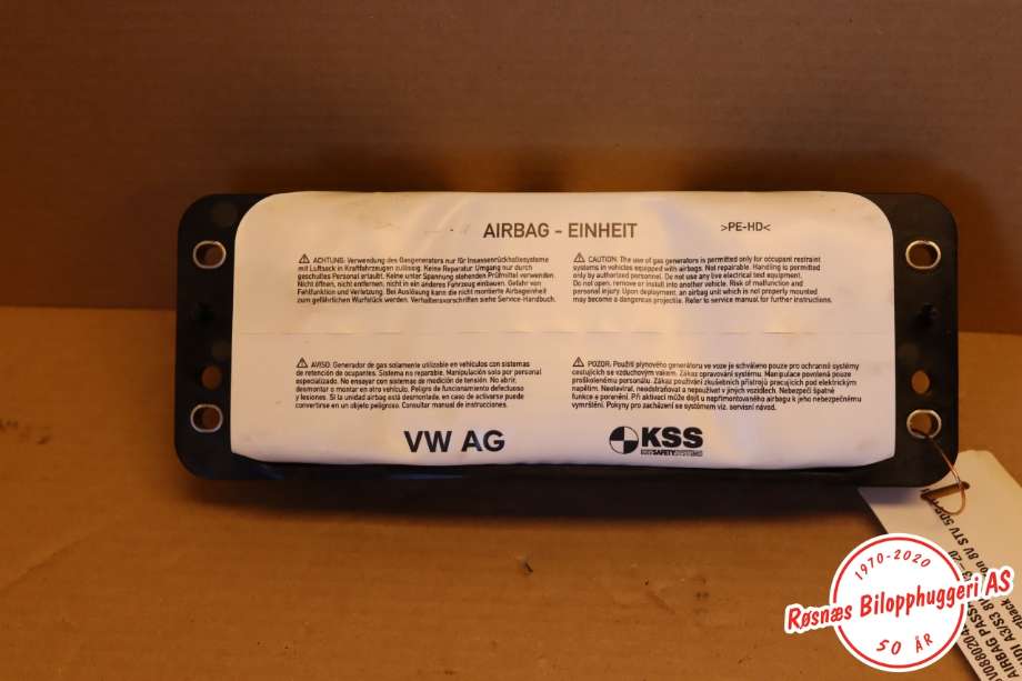 Airbag passasjer til Audi A3 2016-2020 (Type III, Fase 2)  (AUDI|8V0880204E|)