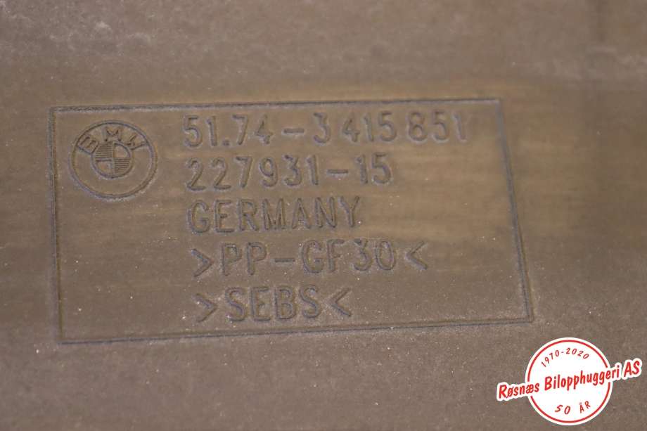 Diverse deler til BMW X3 2007-2010 (Fase 2) (E83) (E83) (BMW|51.74-3415851|)