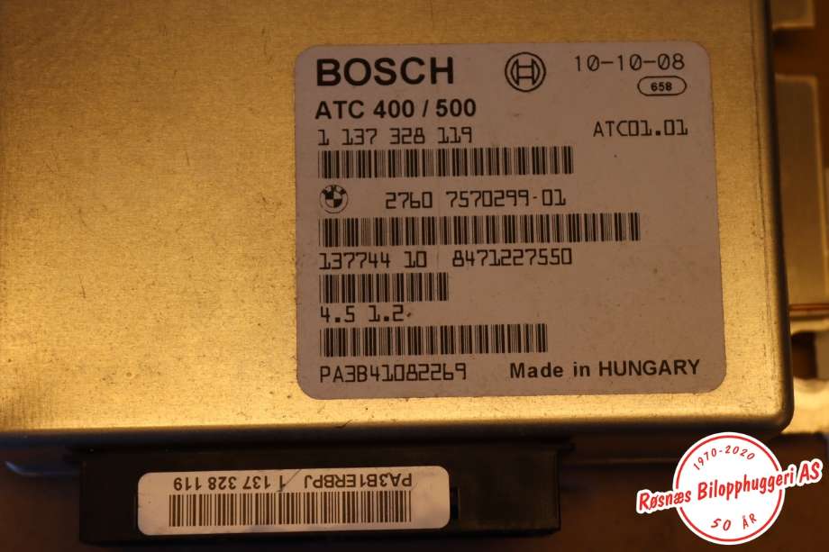 Styreenhet girkasse til BMW X3 2007-2010 (Fase 2) (E83) (E83) (BMW|1137328119|)
