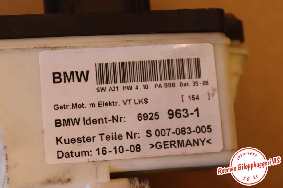 Ruteheis venstre til BMW X3 2007-2010 (Fase 2) (E83) (E83) (BMW|69259631|)