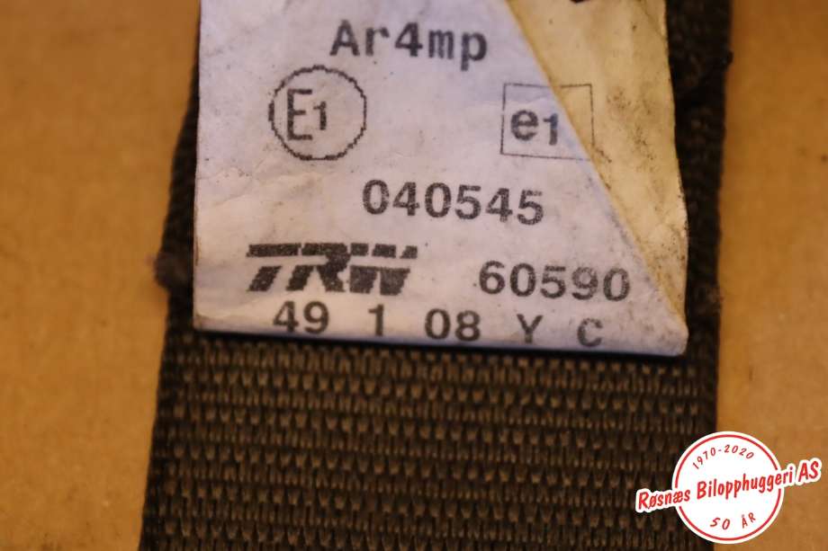 Sikkerhetsbelte foran høyre til BMW X3 2007-2010 (Fase 2) (E83) (E83) (BMW|34003073B|)