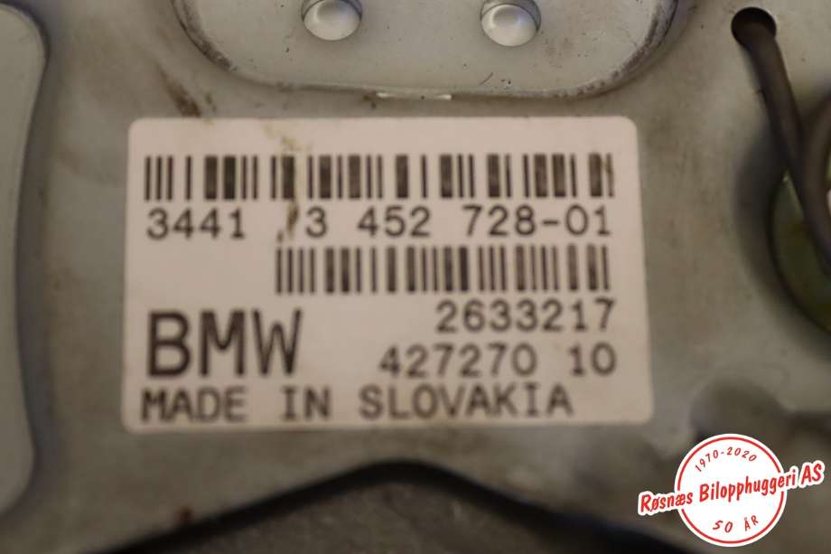 Håndbrekk til BMW X3 2007-2010 (Fase 2) (E83) (E83) (BMW|42727010|)