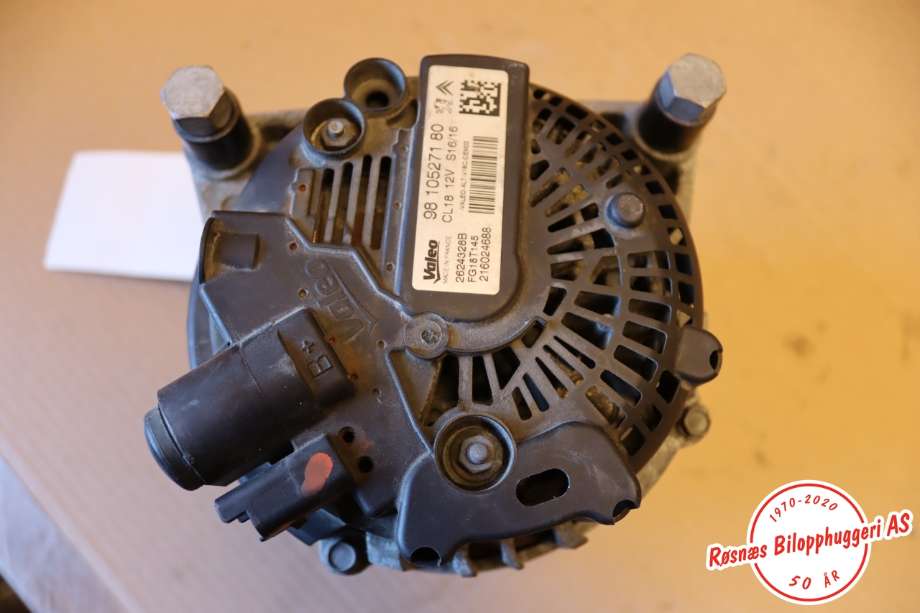 Dynamo til Citroën Berlingo 2008-2015 (Type II, Fase 1)  (9810527180|)