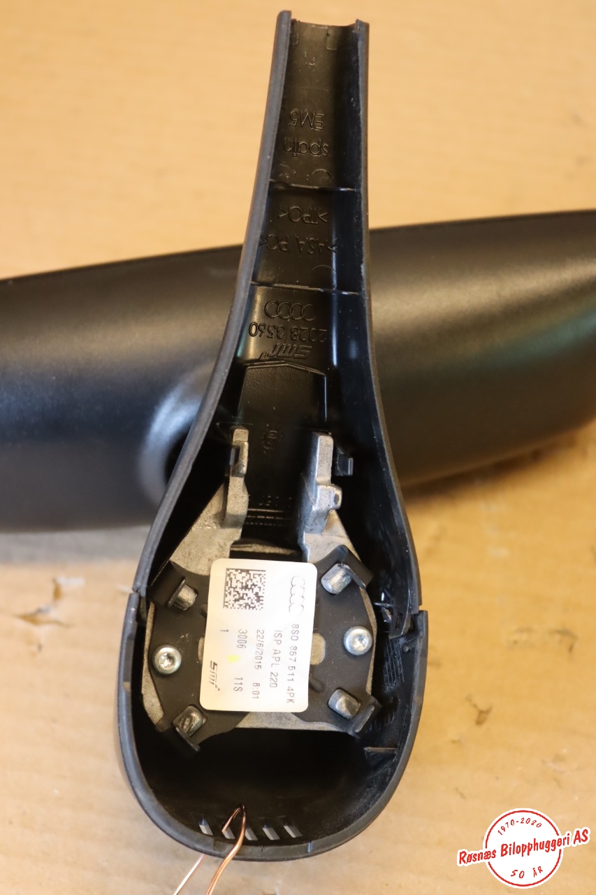 Speil innvendig til Audi A3 2016-2020 (Type III, Fase 2) (AUDI|8S08575114PK|)