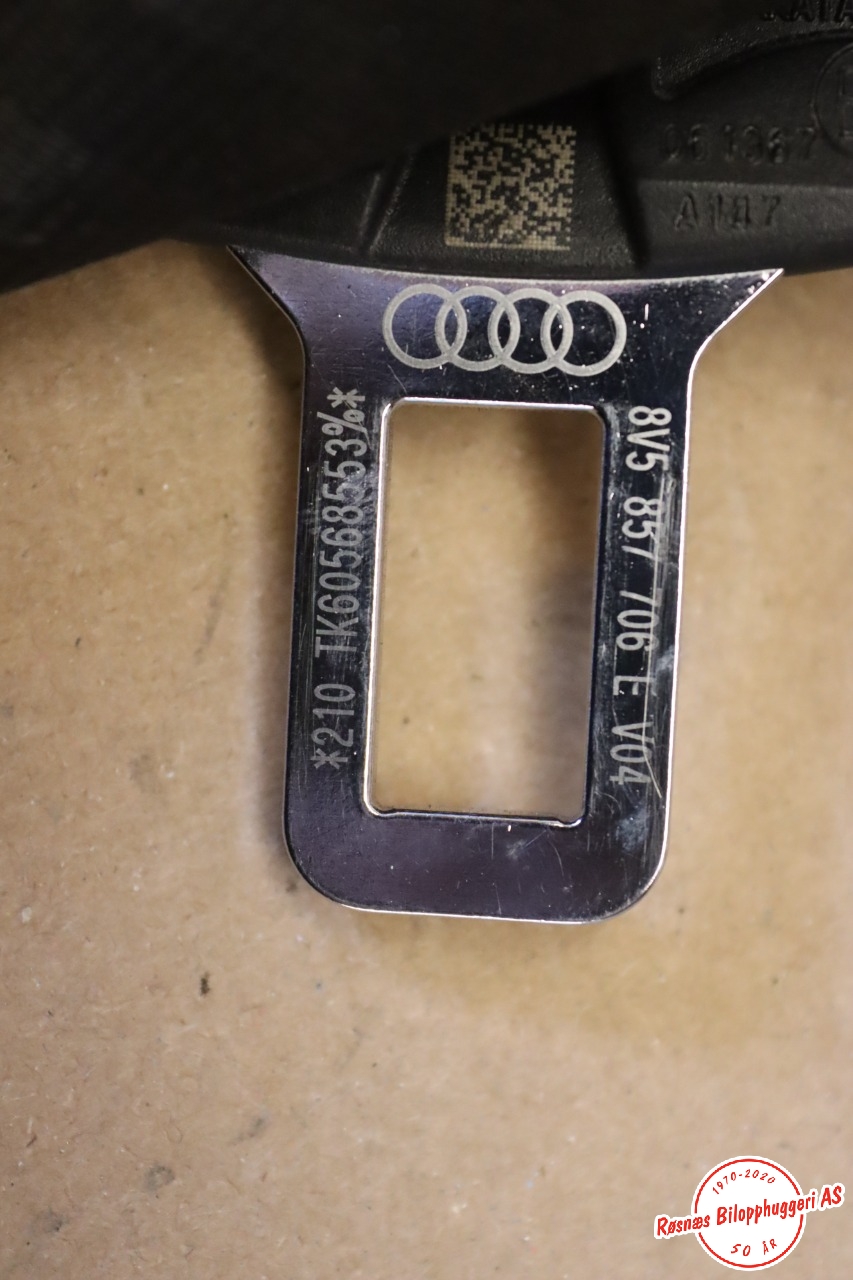 Sikkerhetsbelte foran høyre til Audi A3 2016-2020 (Type III, Fase 2)  (AUDI|3066322|)