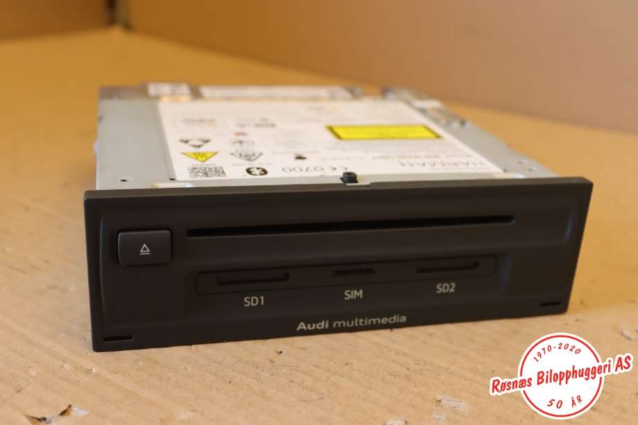 Bilstereo navigasjon spiller til Audi A3, 2016-2020 (Type III, Fase 2) (AUDI|8V0035036E)