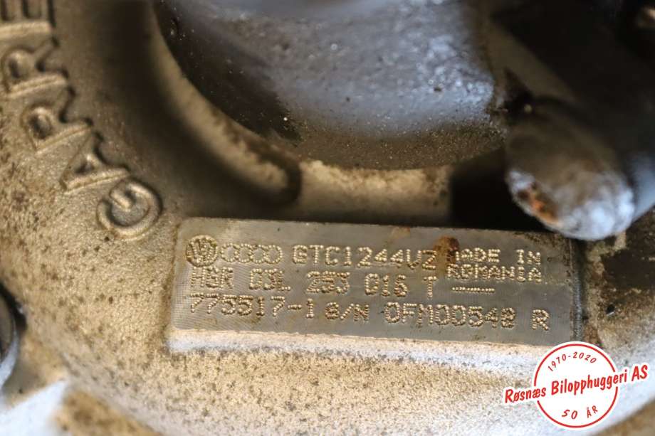 Turbo til VW Golf VI 2008-2012  (VOLKSWAGEN|03L 253 016 T|)