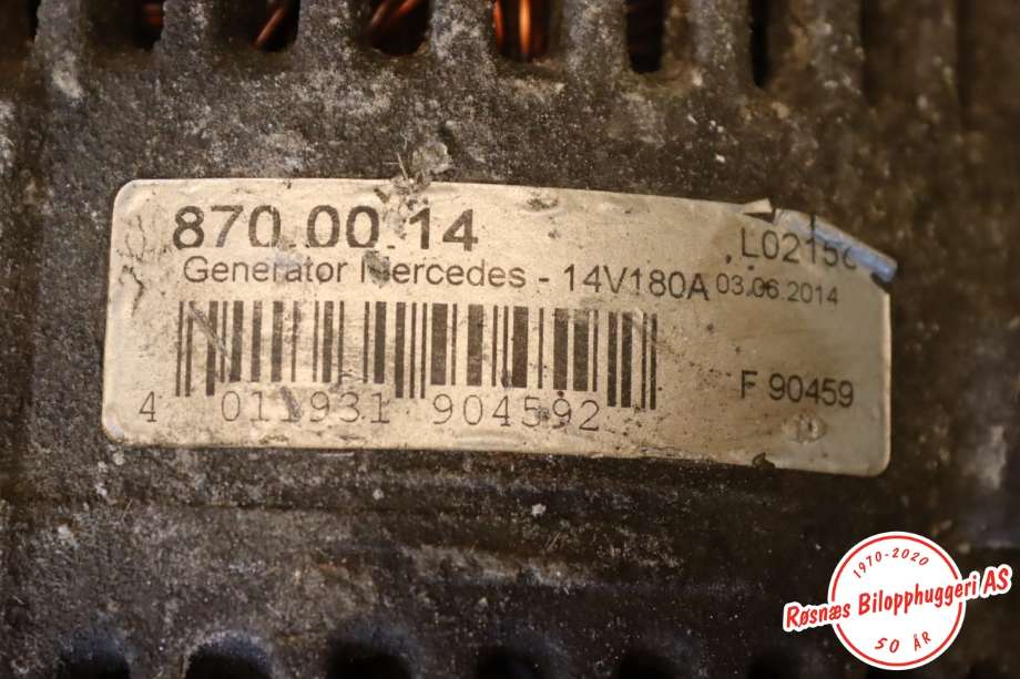 Dynamo til Mercedes Vito/Viano 2004-2010 (Fase 1) (W639) (W639) (MERCEDES|A6461541102|)