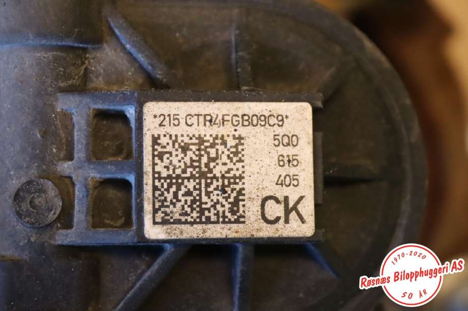 Bremsecaliper venstre bak til Audi A3 2016-2020 (Type III, Fase 2)  (AUDI|5Q0 615 405|)