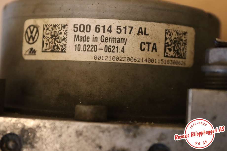 ABS sentral til Audi A3 2016-2020 (Type III, Fase 2)  (AUDI|5Q0614517AL|5Q0907379AK|)