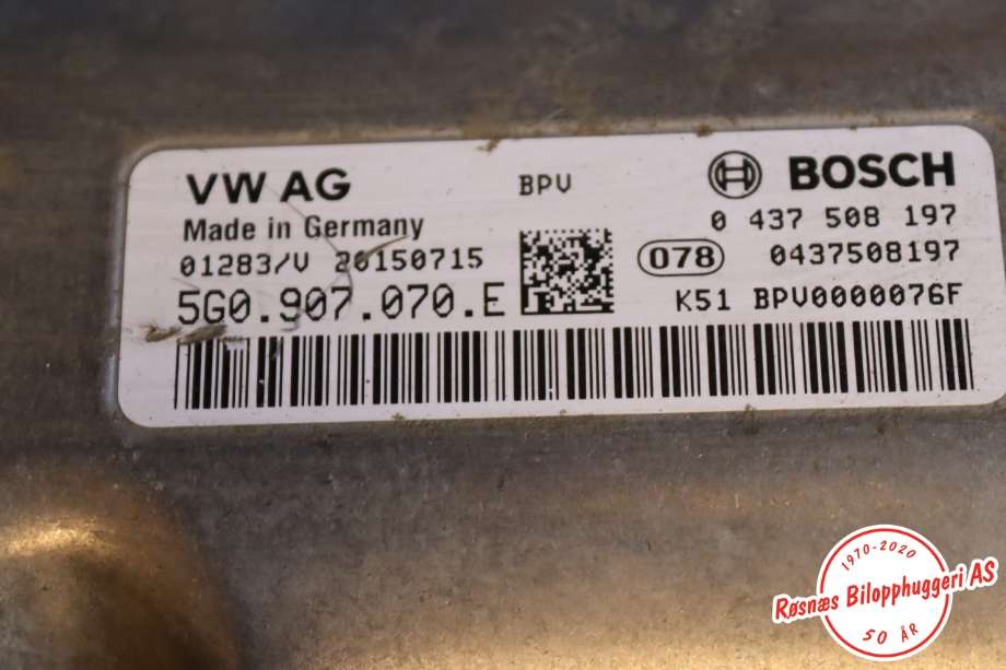 Inverter hybrid til Audi A3 2016-2020 (Type III, Fase 2)  (AUDI|5G0 907 070E|)