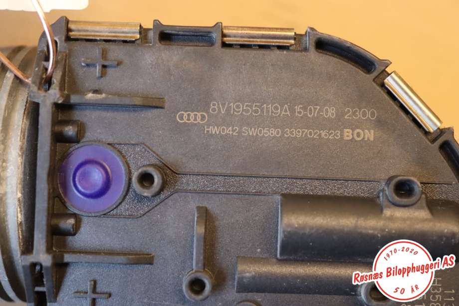 Viskermotor frontrute til Audi A3 2016-2020 (Type III, Fase 2)  (AUDI|8V1955119A|)