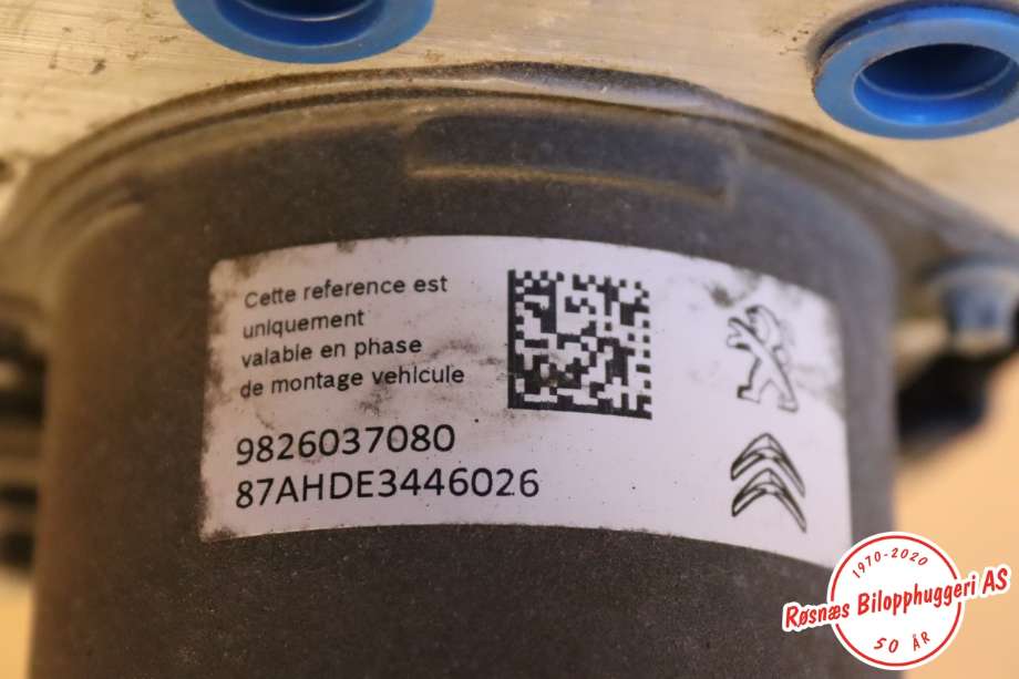 ABS sentral til Peugeot 5008 2017-->> (Type II)  (PEUGEOT|9826037080||1623141580)