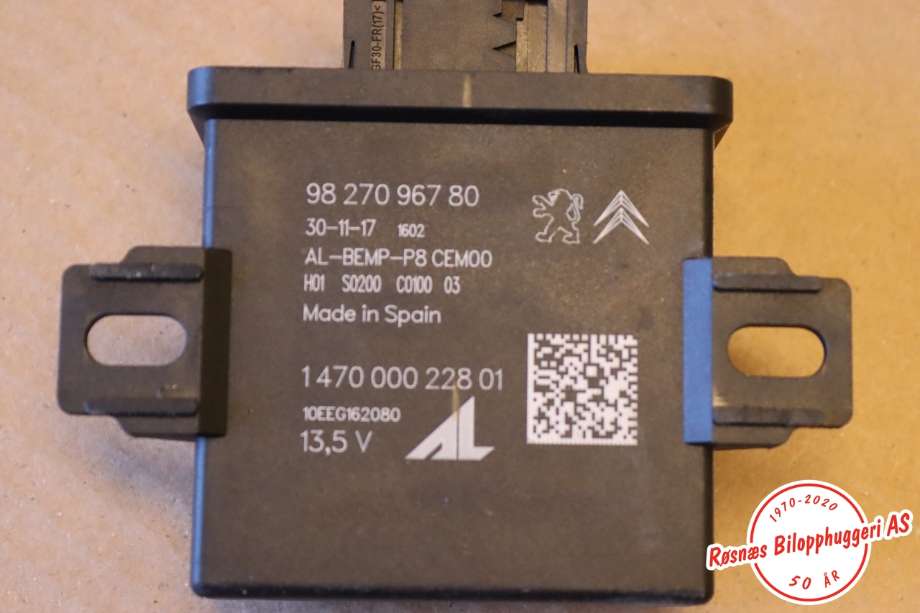 Styreenhet xenon/ballast til Peugeot 5008 2017-->> (Type II)  (PEUGEOT|9827096780|)