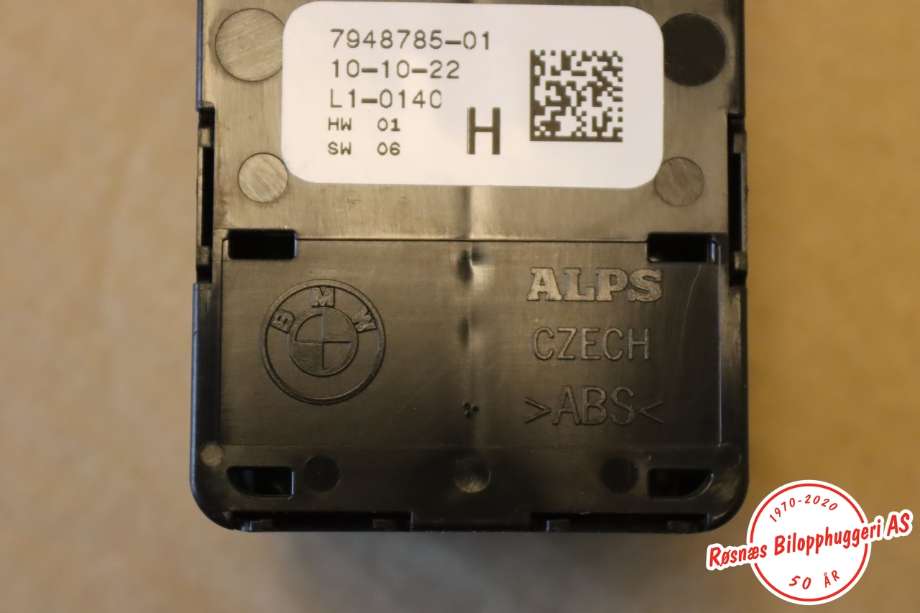 Bryter ruteheis til BMW i4 2021-->> (G26) (G26) (BMW|61 31 6 847 099|)