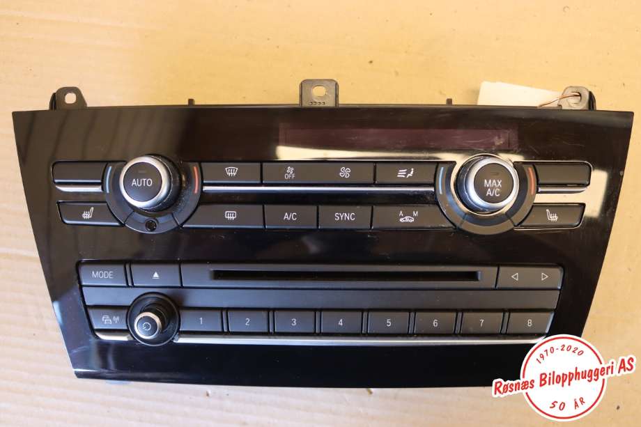 Varmeapparat betjening til BMW X3 2010-2017 (F25) (F25) (BMW|64 11 6 825 513||6411 93531 10-02)