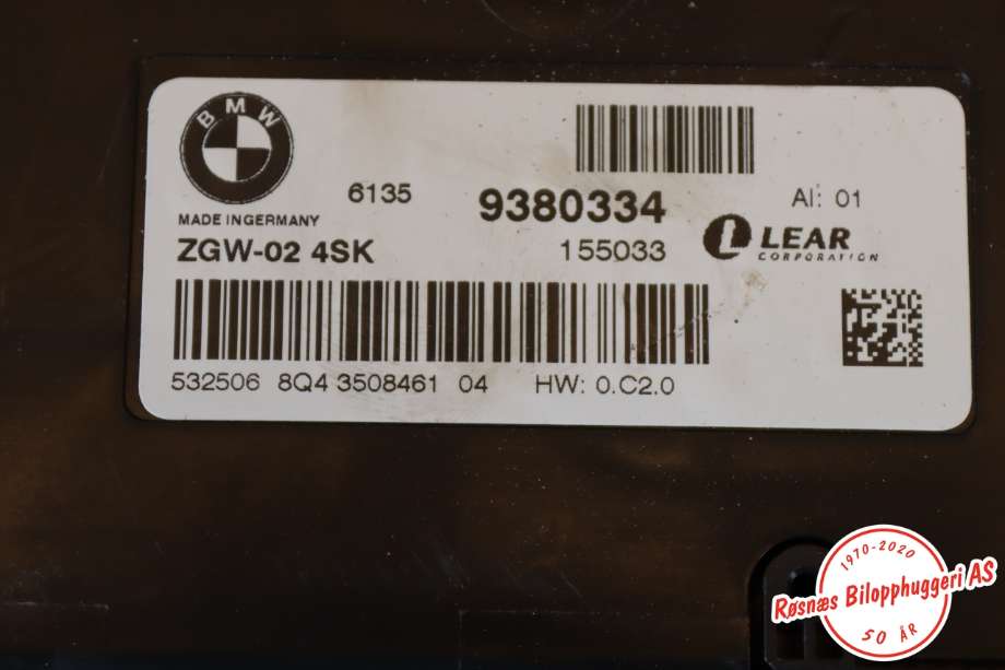 Styreenhet sentrallås til BMW X3 2010-2017 (F25) (F25) (BMW|61359380334|)