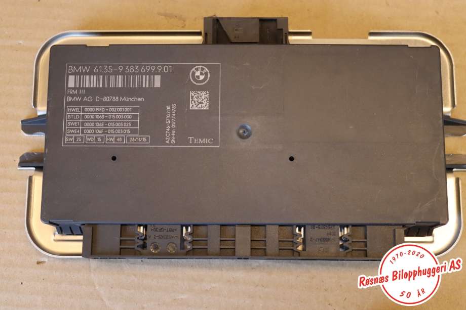 Styreenhet xenon/ballast til BMW X3 2010-2017 (F25) (F25) (BMW|61359383699|)