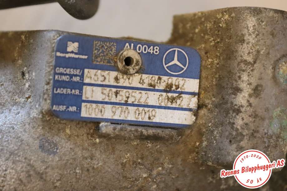 Turbo til Mercedes GLK 2008-2015 (X204) (X204) (MERCEDES|A6510904180||A6510904980)