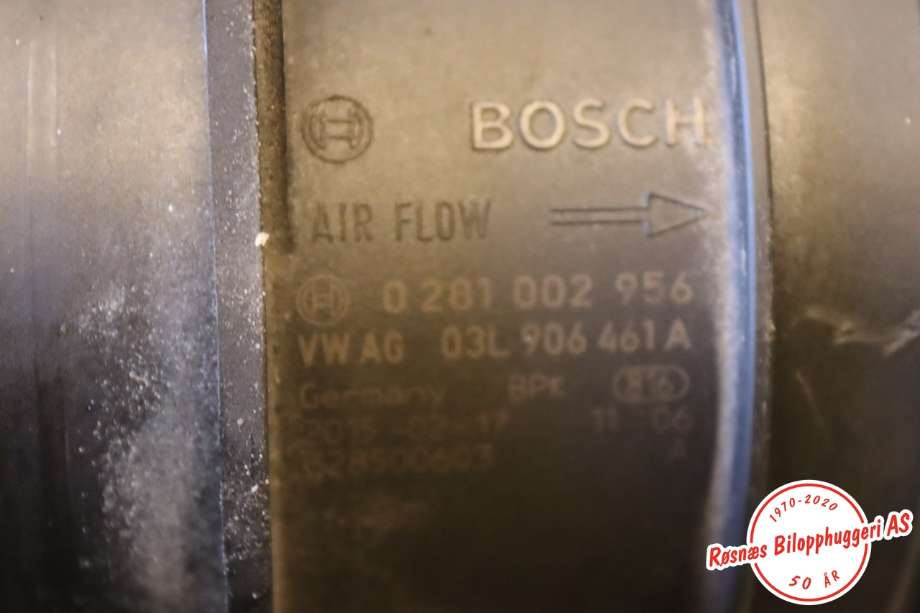 Luftmengde/luftmassemåler til Audi A4, Allroad 2009-2016 (Type I) (B8) (B8) (AUDI|03L 906 461 A|)