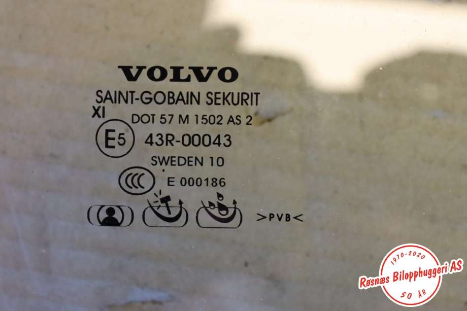 Siderute høyre foran til Volvo XC60 2008-2013 (Type I, Fase 1)  (VOLVO|69127222|)