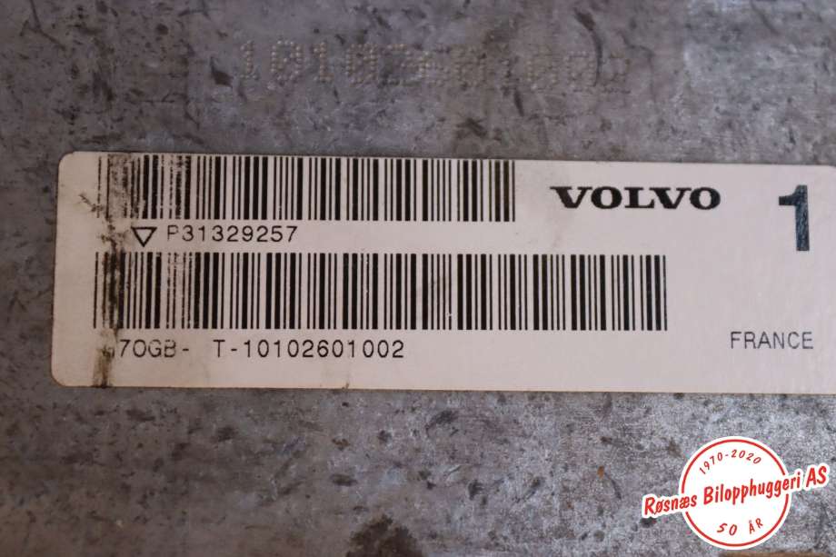 Rattaksel til Volvo XC60 2008-2013 (Type I, Fase 1)  (VOLVO|31329257|)
