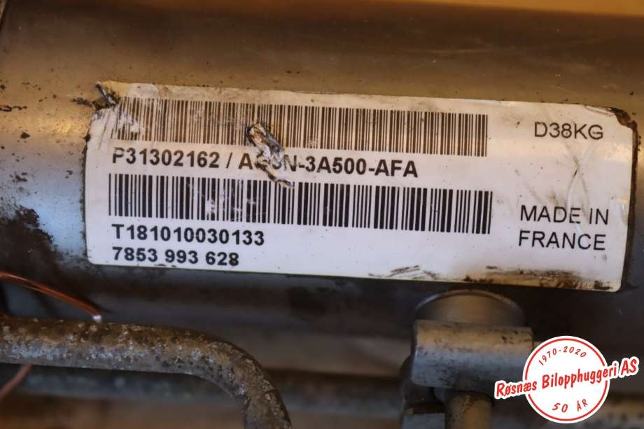Tannstang til Volvo XC60 2008-2013 (Type I, Fase 1) (VOLVO|7853 993 628||AG9N-3A500-AFA)