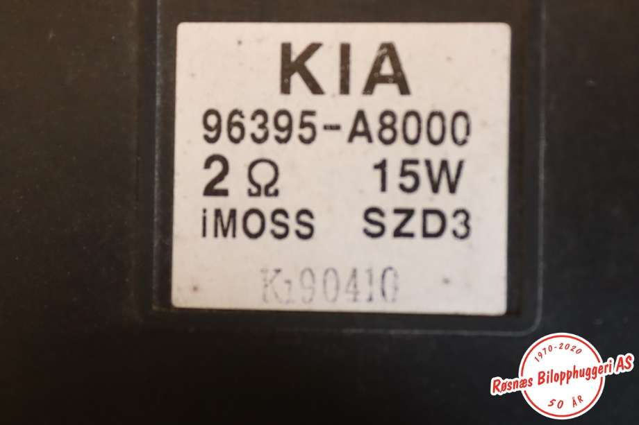 Høyttaler motorlyd, AVAS (Acoustic Vehicle Alerting System) til Kia Optima 2017-2020  (KIA|96395A8000|)