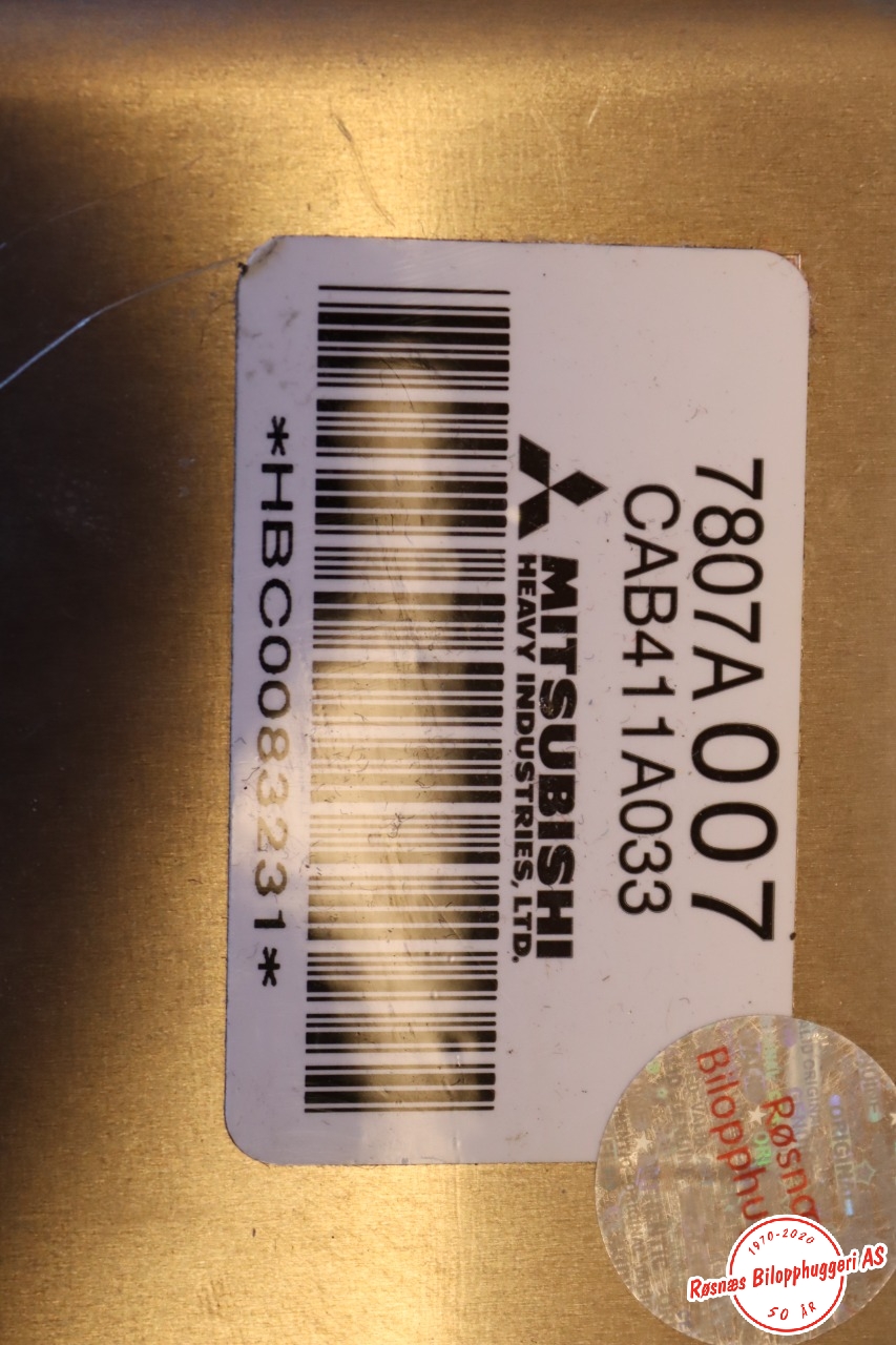 Varmeapparat register til Mitsubishi Outlander 2015-->> (Type III, Fase 2)  (MITSUBISHI|7807A007|)