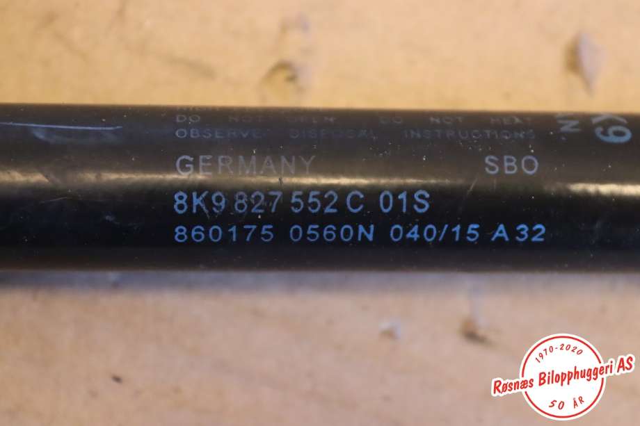 Baklukedemper til Audi A4, Allroad 2009-2016 (Type I) (B8) (B8) (AUDI|8K9827552C|)
