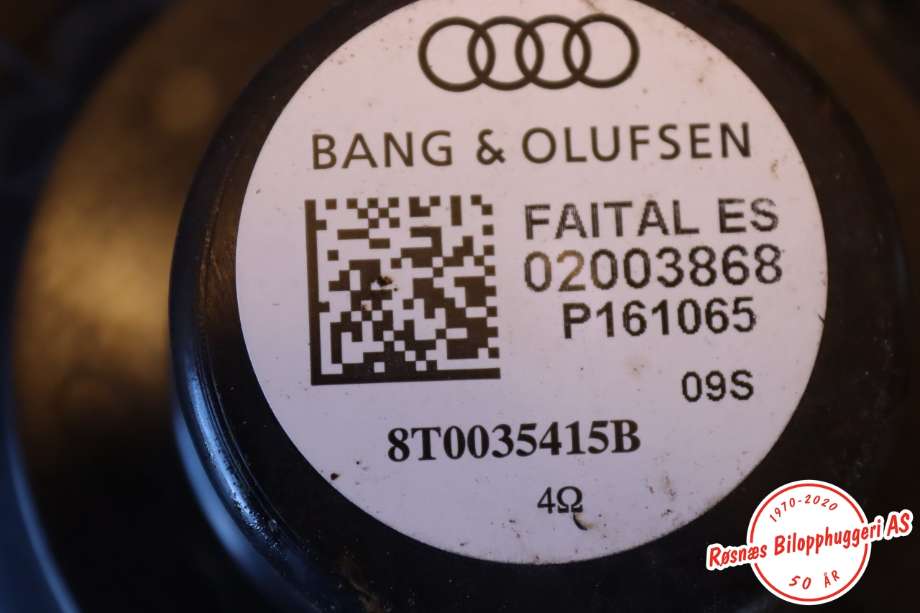 Bilstereo høyttaler til Audi A4, Allroad 2009-2016 (Type I) (B8) (B8) (AUDI|8T0035415B|)
