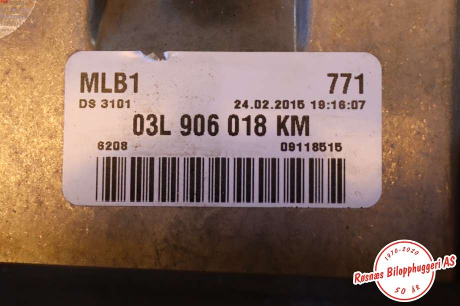 Styreenhet motor til Audi A4, Allroad 2009-2016 (Type I) (B8) (B8) (AUDI|03L 906 018 KM|)