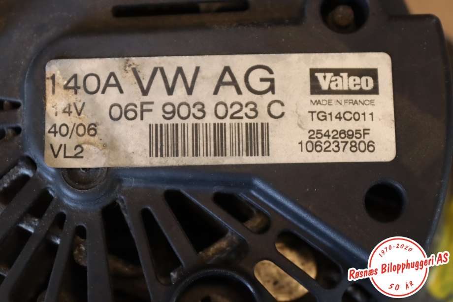 Dynamo til VW Golf V, Combi 2003-2008  (06F903023C|)