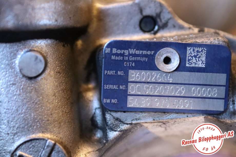Turbo til Volvo XC60 2008-2013 (Type I, Fase 1)  (VOLVO|36012552|)