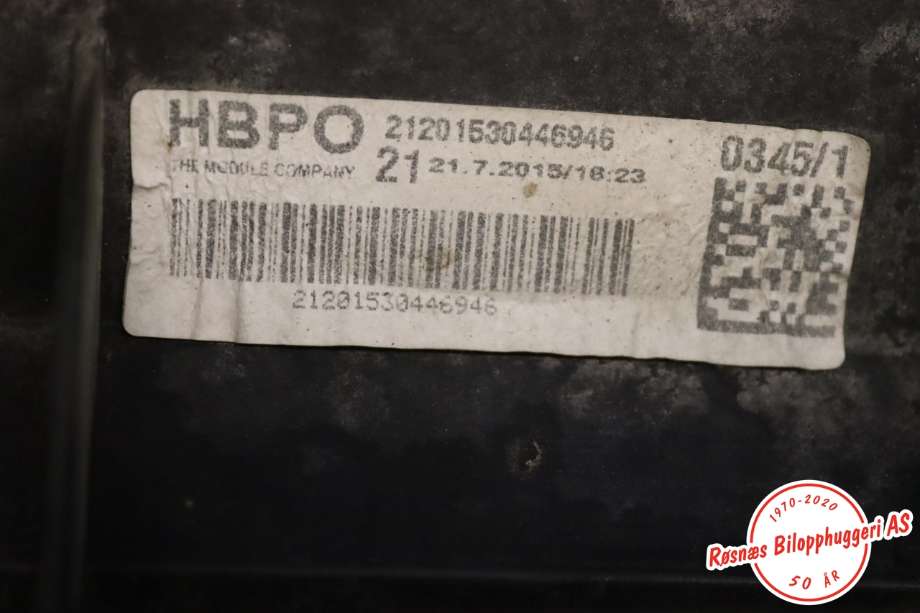 Frontplate til Audi A3 2016-2020 (Type III, Fase 2) (AUDI|8V4 805 588 A|)