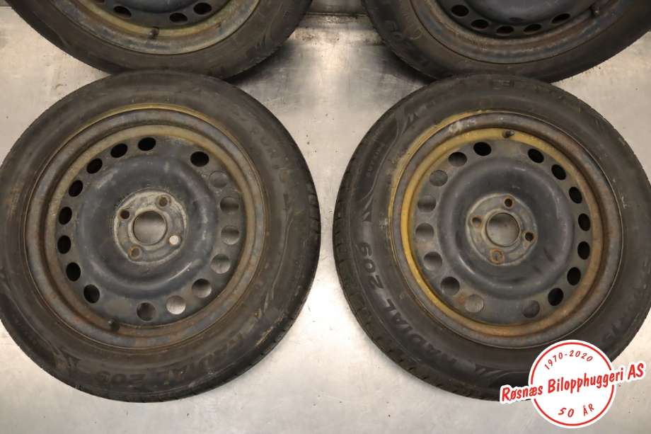 Hjulsett stål sommer til Opel Corsa C 2000-2006  (OPEL|1825/60/15|)