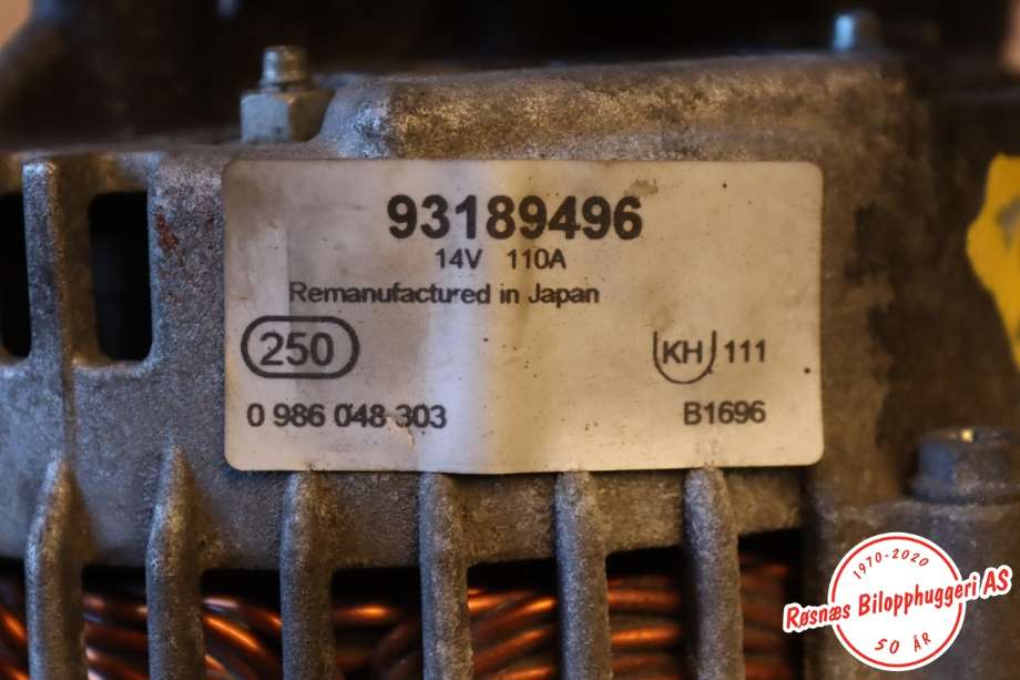 Dynamo til Opel Astra H 2004-2009  (93189496||95520888)