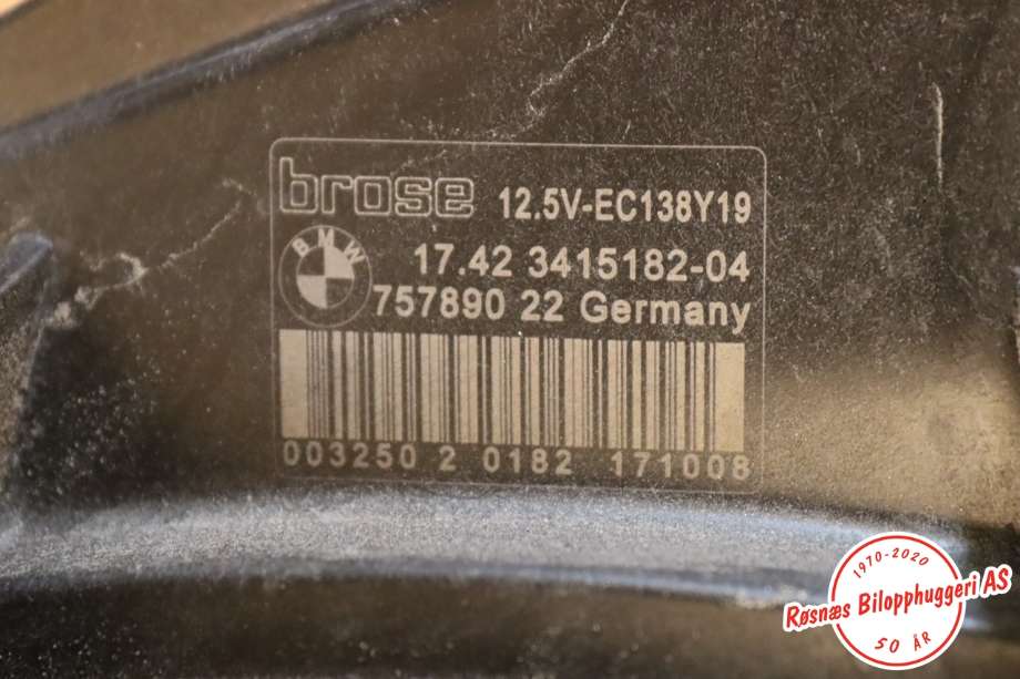 Kjølevifte til BMW X3 2007-2010 (Fase 2) (E83) (E83) (BMW|67.32 6946638-03||17113415182)