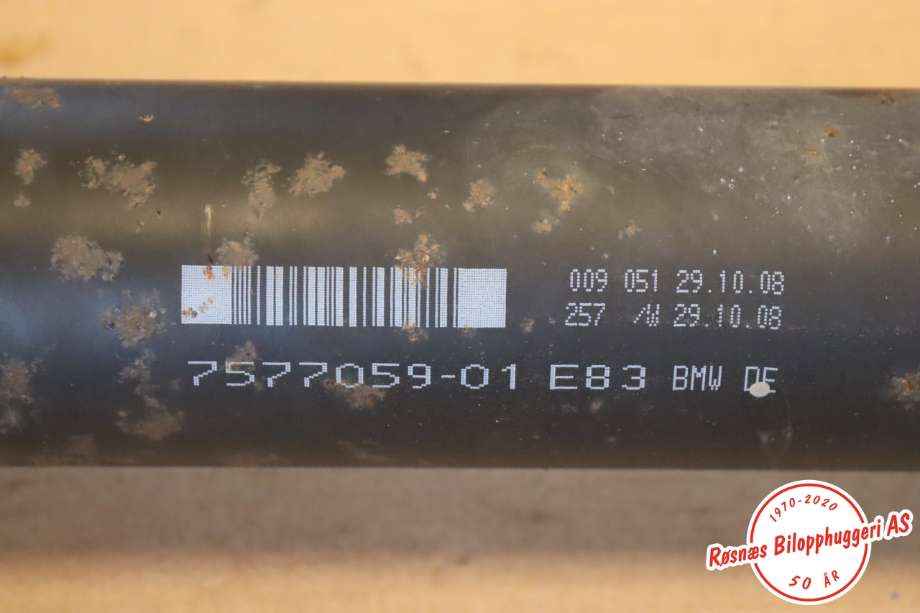 Mellomaksel bakre til BMW X3 2007-2010 (Fase 2) (E83) (E83) (BMW|26 10 7 577 059|)