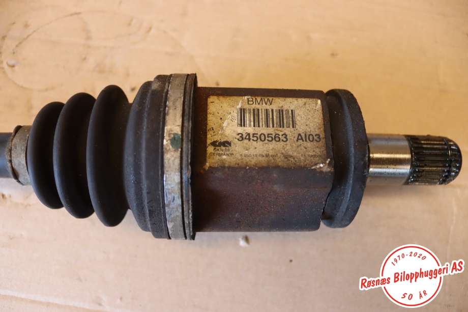 Drivaksel venstre foran til BMW X3 2007-2010 (Fase 2) (E83) (E83) (BMW|3450563||31 60 3 450 565)
