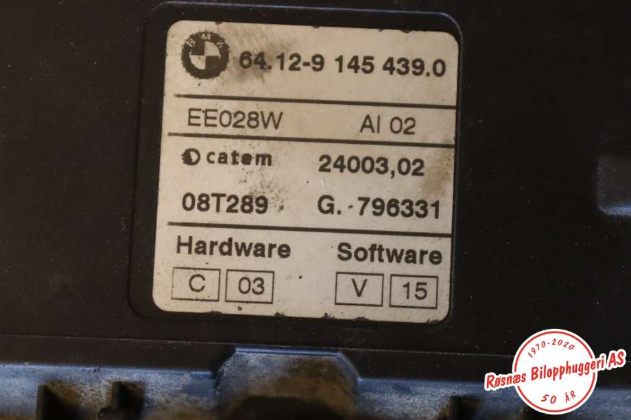 Dieselvarmer til BMW X3 2007-2010 (Fase 2) (E83) (E83) (BMW|64129145439|)