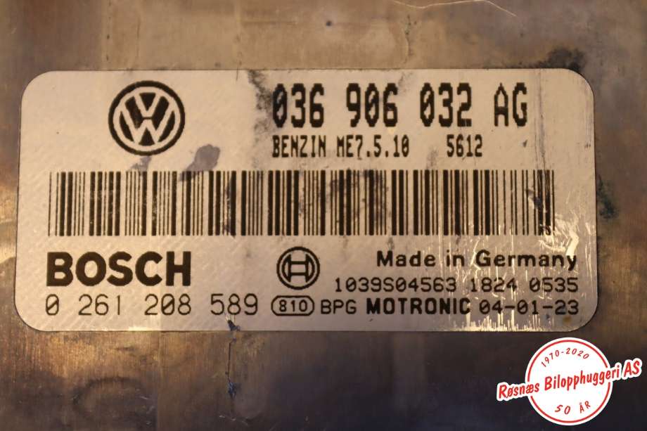 Styreenhet motor til VW Golf V, Combi 2003-2008 (VOLKSWAGEN|036 906 032 AG|)