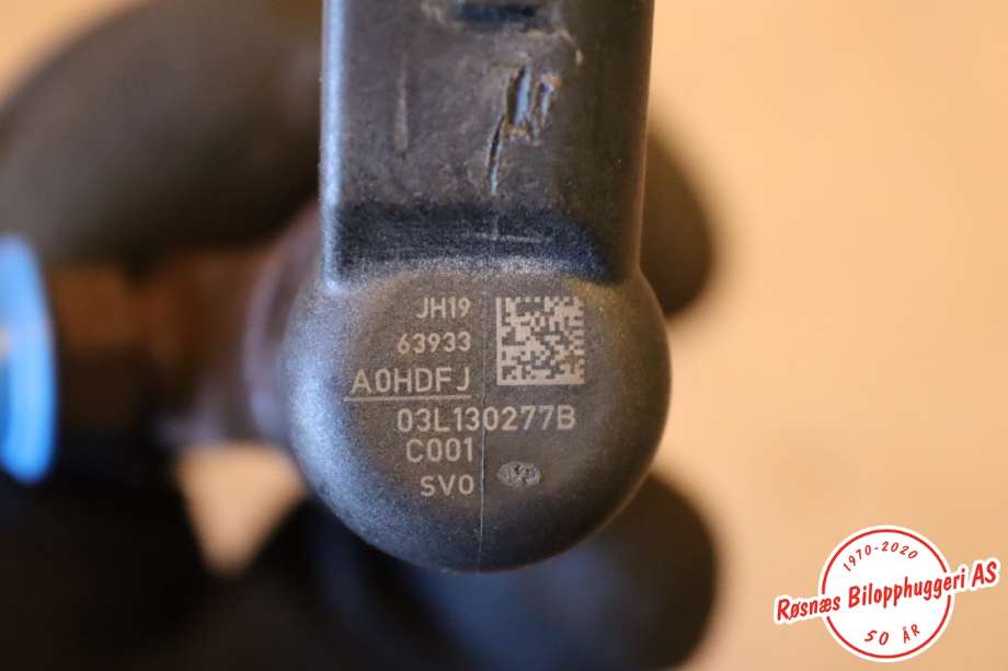 Dyse innsprøyting diesel til Škoda Octavia 2009-2013 (Type II, Fase 2)  (SKODA|03L130277B|)