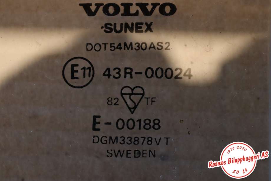 Siderute høyre bak til Volvo 240 1981-1987 (VOLVO|1213675|)